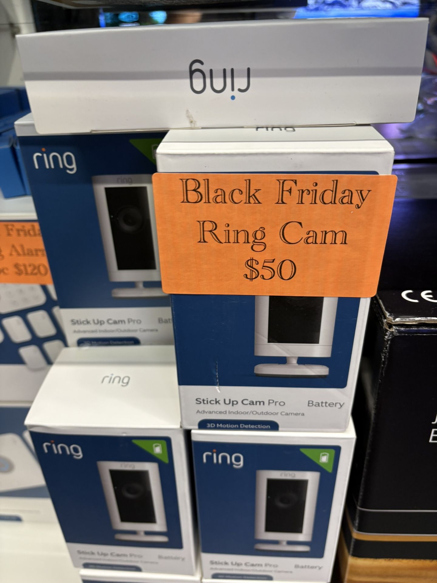 Ring Stick Up Cam Pro Battery Brand New Sealed Black Friday Sale