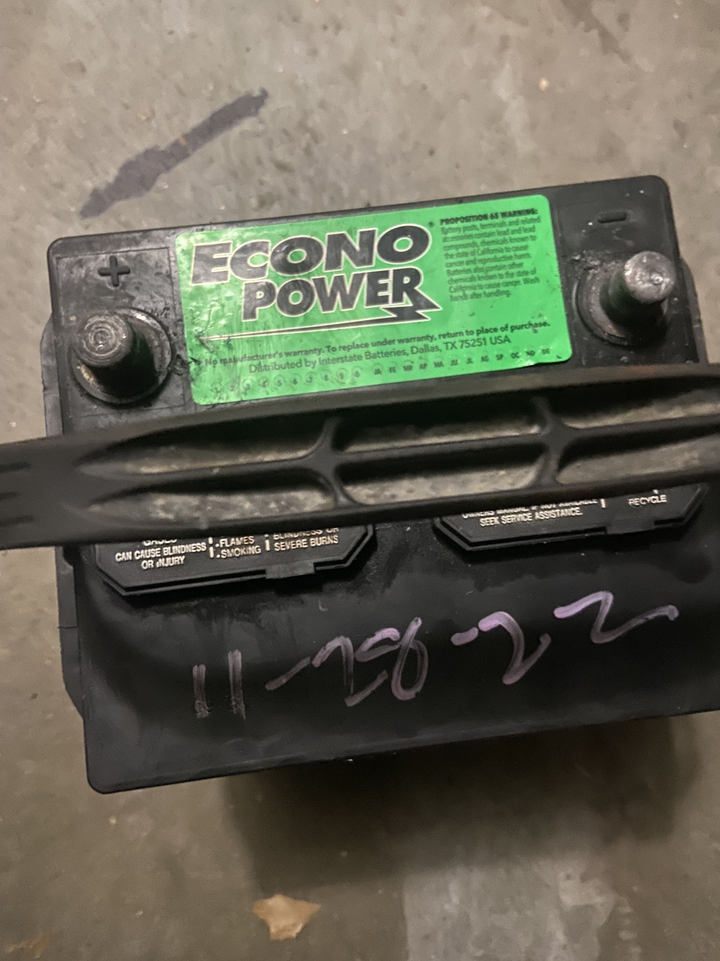 Gently Used Battery