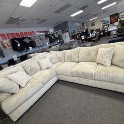 Wide Seating Sectional 