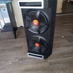 Alphasonik Speaker Box 12 In And Amplifier 1500. $150