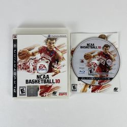 NCAA Basketball 10 (PS3, 2010) Complete 