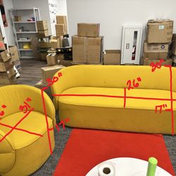 Furniture sets for lounge area, reception, or break room