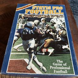 Vintage 1981 Statis Pro Football Game Avalon Hill Sports Illustrated