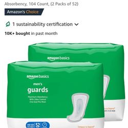 Men's Incontinence Guards..... CHECK OUT MY PAGE FOR MORE ITEMS