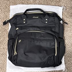 LoveVook Black Travel Backpack