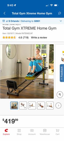 Total Gym XTREME Home Gym Brand New  In Box  No Assembled  199$ Firm