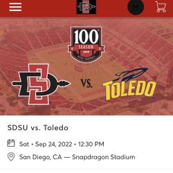 SDSU Aztecs Football Ticket