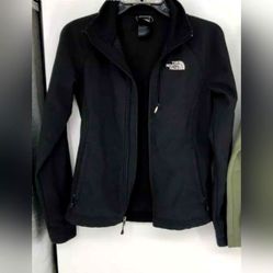 The North Face Womens Black Waterproof Windwall Rain Jacket coat Size XS