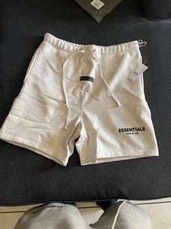 Light gray essentials shorts