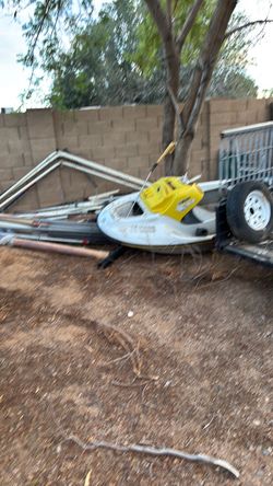 Broken jet ski
