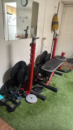 Bench & squat rack