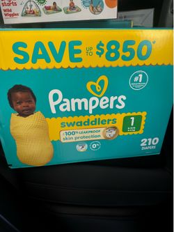 New pamper swaddlers size 1 210 count sellout trade for Enfamil 12oz cans