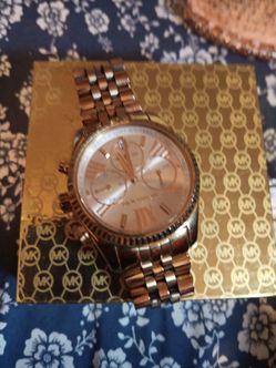 Micheal kors rosegold watch