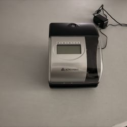 Acroprint Time Clock & D ocument Stamp