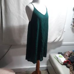 Emerald Slip Dress