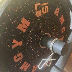 2x 2” 15 LB Bumperplates