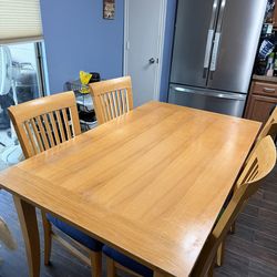 Dining table with chairs