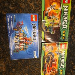 LEGO Ninjago Manual Lot – Battle for Ninjago City + 2 Rise of the Snakes Booklets