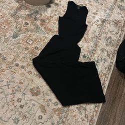 Fancy Stretchy Black Dress Size Small 