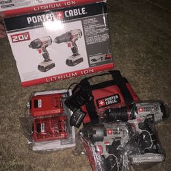 Porter Cable 2 tool combo kit