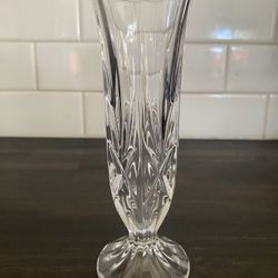 RCR Royal Crystal Rock Lead 24% Cut Glass Bud Vase