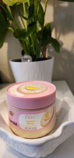 DOVE COOKIE CRUMBLE 🍋 LESSONS GLAZE BODY SCRUB