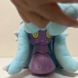 Pokemon Plush Doll Mareanie Hidoide 10” Wicked Cool Toys WCT Purple Blue Stuffed