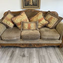 Antique Luxury Sofa Couch 3 Piece 