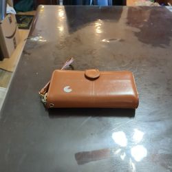 *No Name Brand* Light Brown Wallet Purse