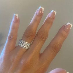 White Gold Real Dyamond 