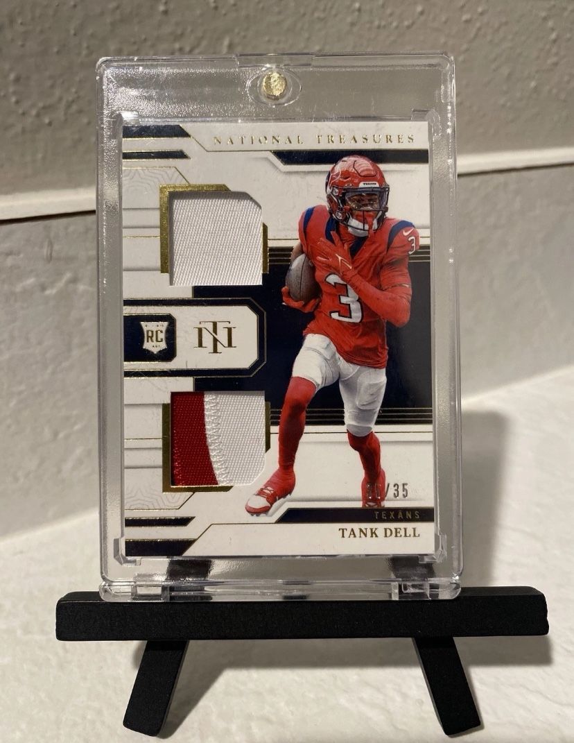 2023 Panini National Treasures - Rookie Dual Materials Tank Dell #RDM-TDL /35