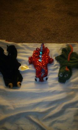 3 darling xsmall dog costumes