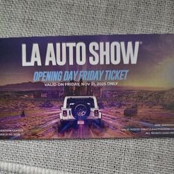 LA Auto Show Friday Tickets