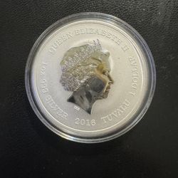 Two Rare 2016 P One Once Silver 999 Dollars 50th  Anniversary Star Trek 