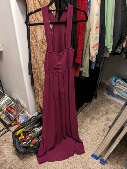Lulus Burgundy Dress - Small 