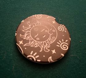Sun & Moon Ceramic Cup Holder Protector 