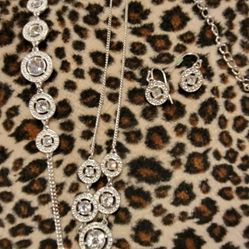 Rhinestone Formal Jewelry Set