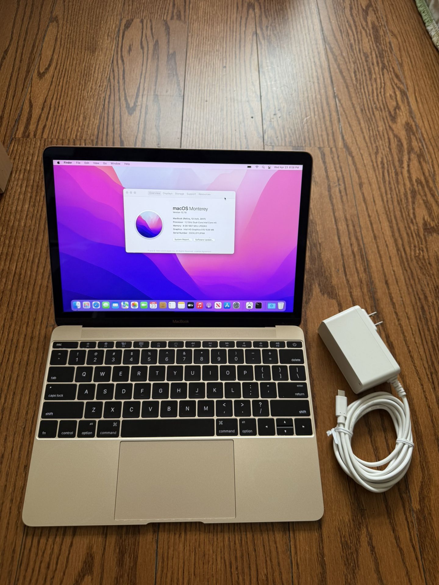 MacBook Retina 12” 2017 A1534/8GB RAM/512GB SSD/Fully Functional