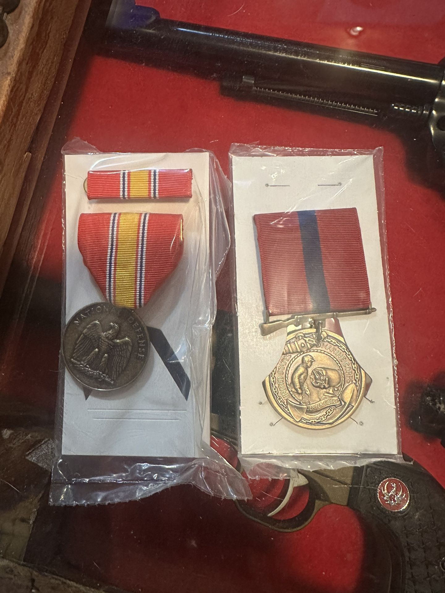 Marine Corps, Good Conduct Medal And National Defense. NEW