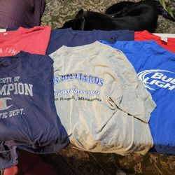 Six Extra Large T-shirts For $12