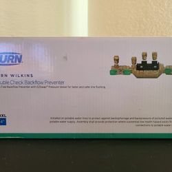 Zurn Wilkins 350XL 3/4" Double Check Backflow Preventer With Lead-Free Brass&EZ
