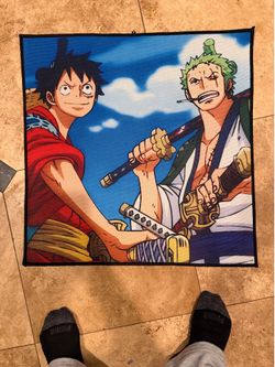 One piece rug anime luffy and zoro