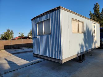 Small portable office trailer 8’ wide by 20’ length