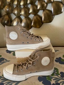Converse Suede Tan  Sneakers Size 8