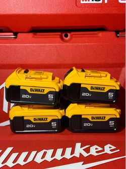 New Dewalt batteries no less than $50 each
