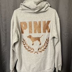 Victorias Secret P I N K Glitter Hoodie 