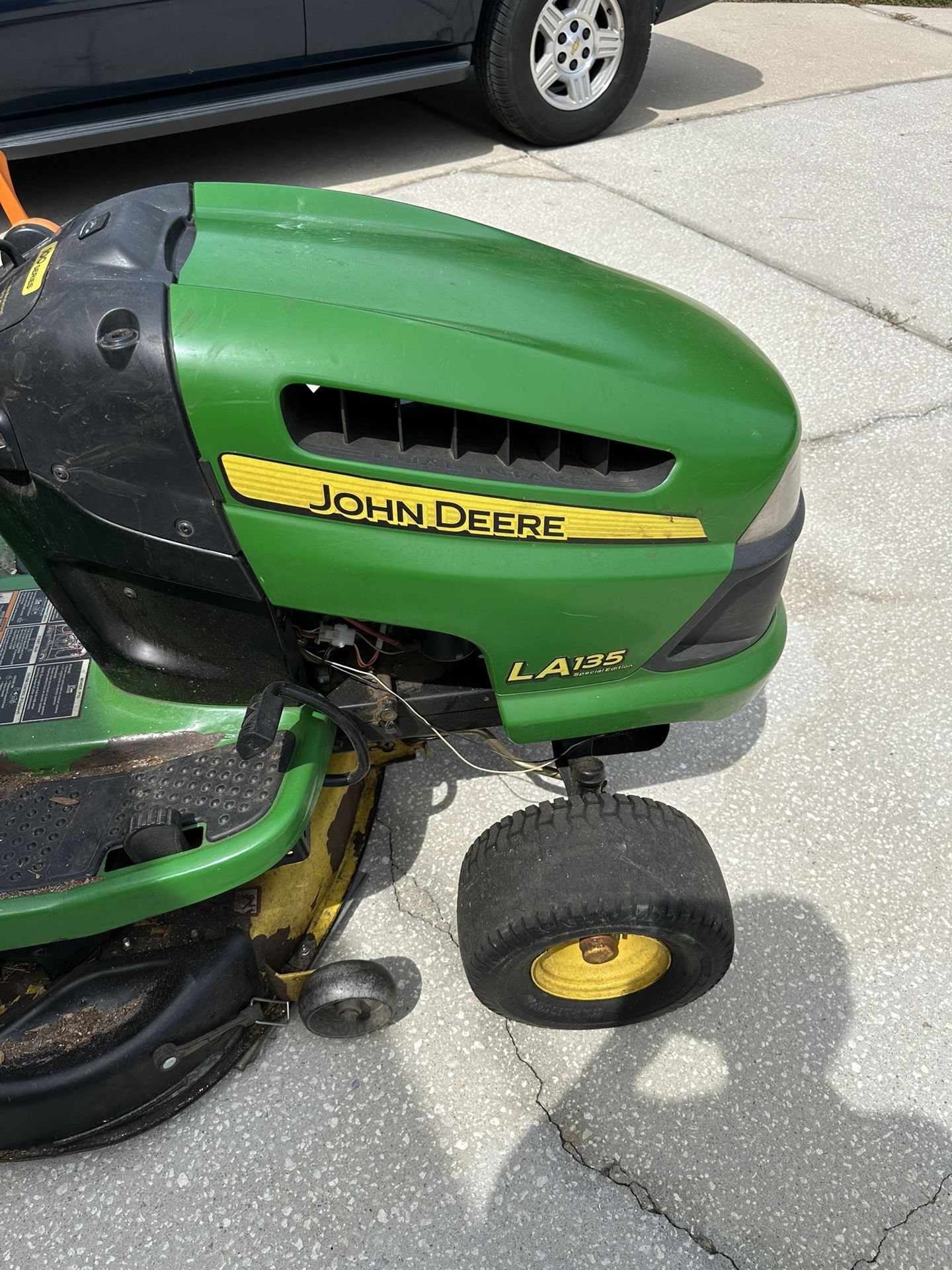 John Deere LA135 Riding Mower – $500 OBO – Needs Work
