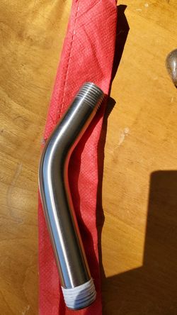Brushed Nickel showe arm