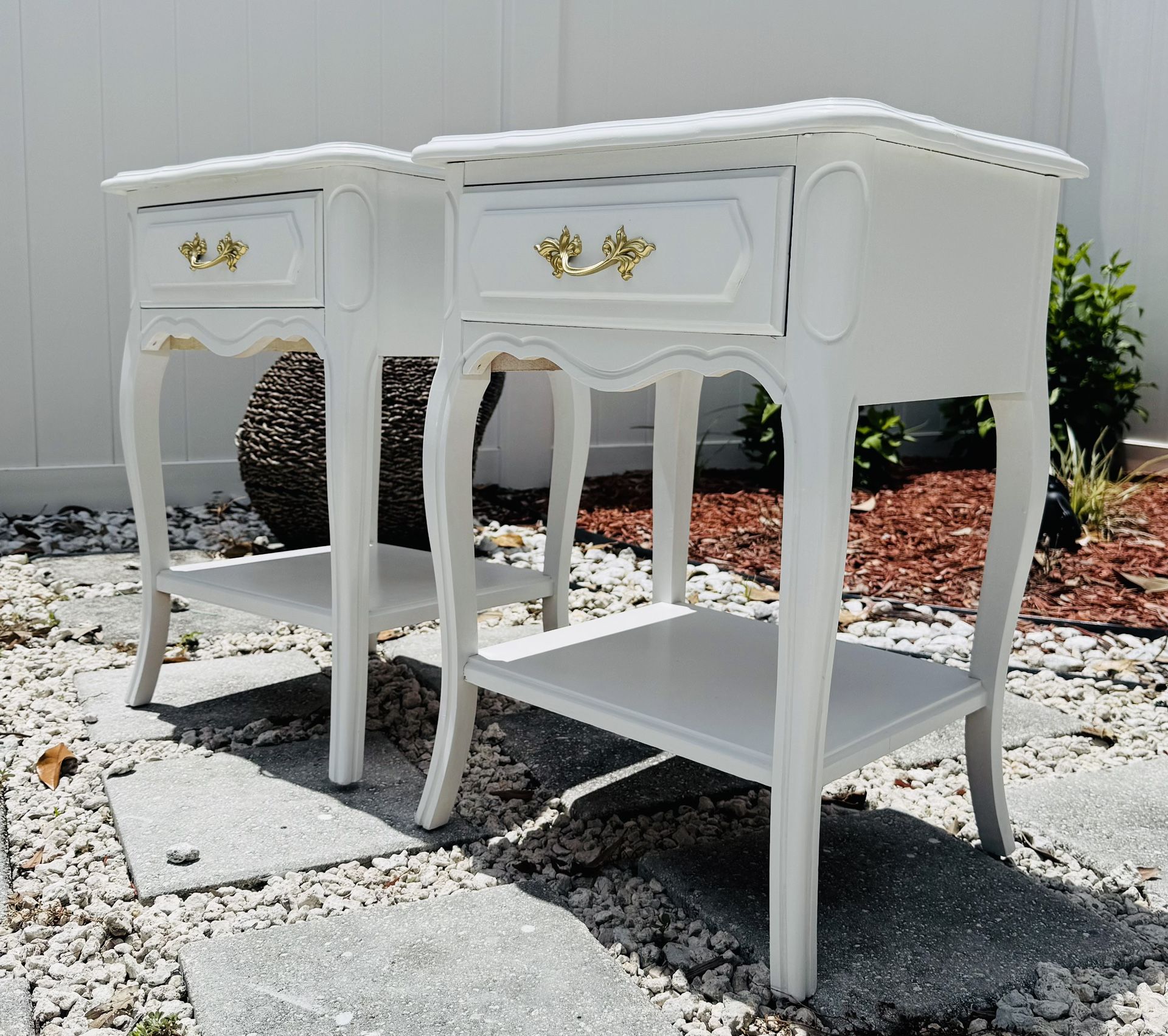 Pair Of French Provincial End Tables
