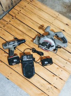 Porter Cable Cordless Drill / Circular Saw Combo